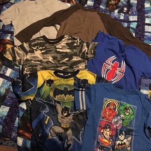 Lot of 6 boys shirts sz 6/7